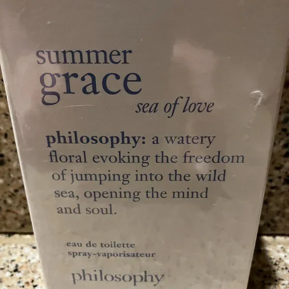 Philosophy Summer Grace Sea Of Love Eau de Toilette , Shower Gel!! - Picture 2 of 3